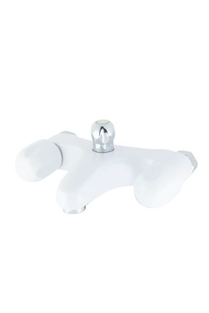 Chrome wall shower set with brass body
