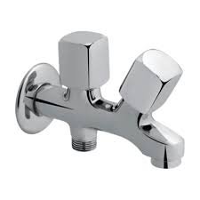 Double Bib Cock tap with dual water outlets