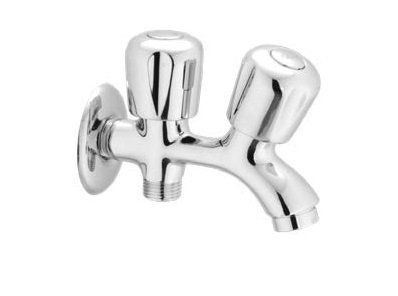 Double bibcock brass bibcock taps by Intekhab Sanitary