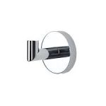 Robe hook for bathroom accessories set with chrome finish